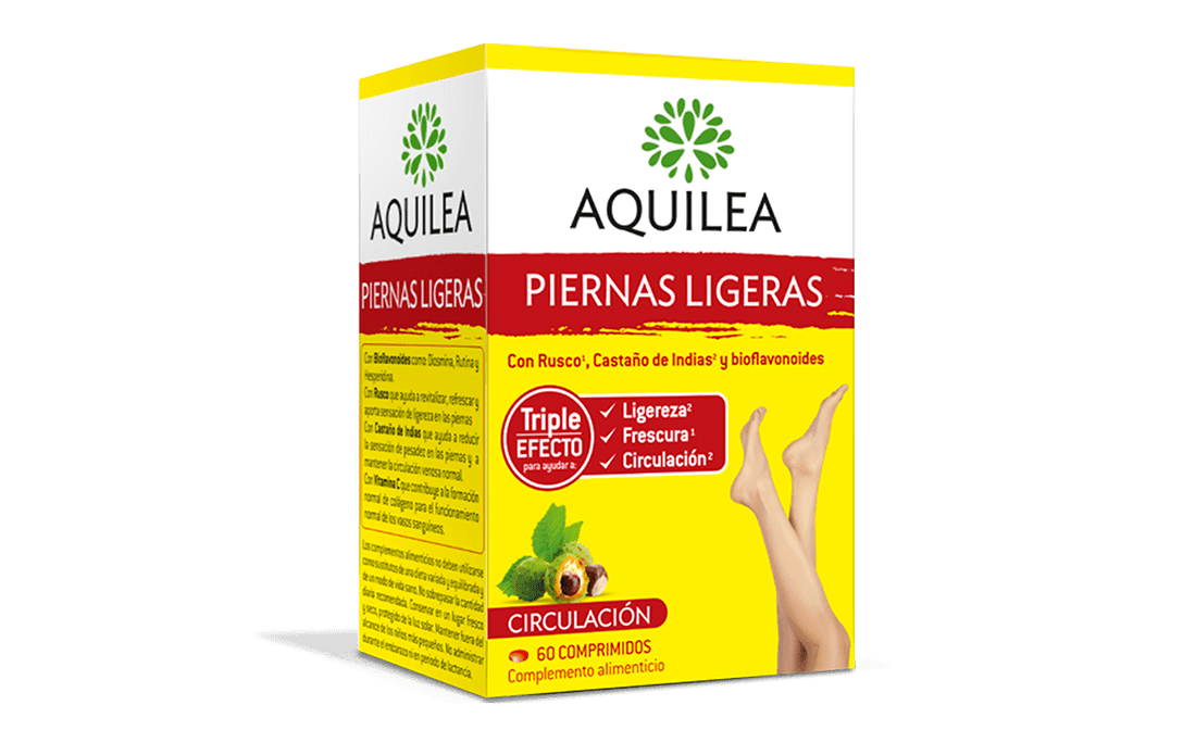 aquilea piernas comprimidos
