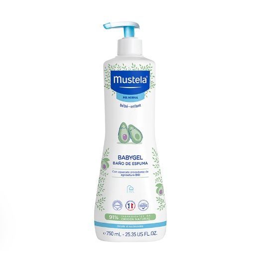 mustela espuma ducha
