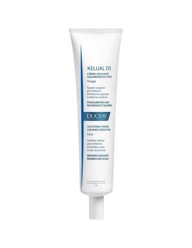 ducray-kelual-ds-crema-40-ml-crema-calmante Kelual DS Crema Calmante Un gel-crema calmante desarrollado específicamente para pieles irritadas con rojeces y descamaciones (pequeños parches de piel que se desprenden).