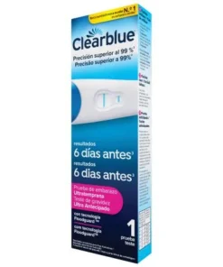 Clearblue Prueba De Embarazo Detección Temprana. Precisión superior al 99%. Hasta 6 días antes de la ausencia del periodo.