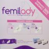 Femilady Pack Formato Ahorro 30% Gratis. Pack de compresas Femilady día, noche y Salvaslip. Envase: 20x compresas día 8x compresas noche 30x Salvaslip.