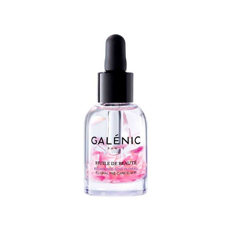 galenic-huile-de-beaute-aceite-pre-tratamiento-floral-30-ml Galenic Aceite de Belleza Pre-Cuidado Floral. Huile De Beauté Elixir. Elixir Floral, de textura fina y sedosa, enriquecido con pétalos de Helichrysum rosa.